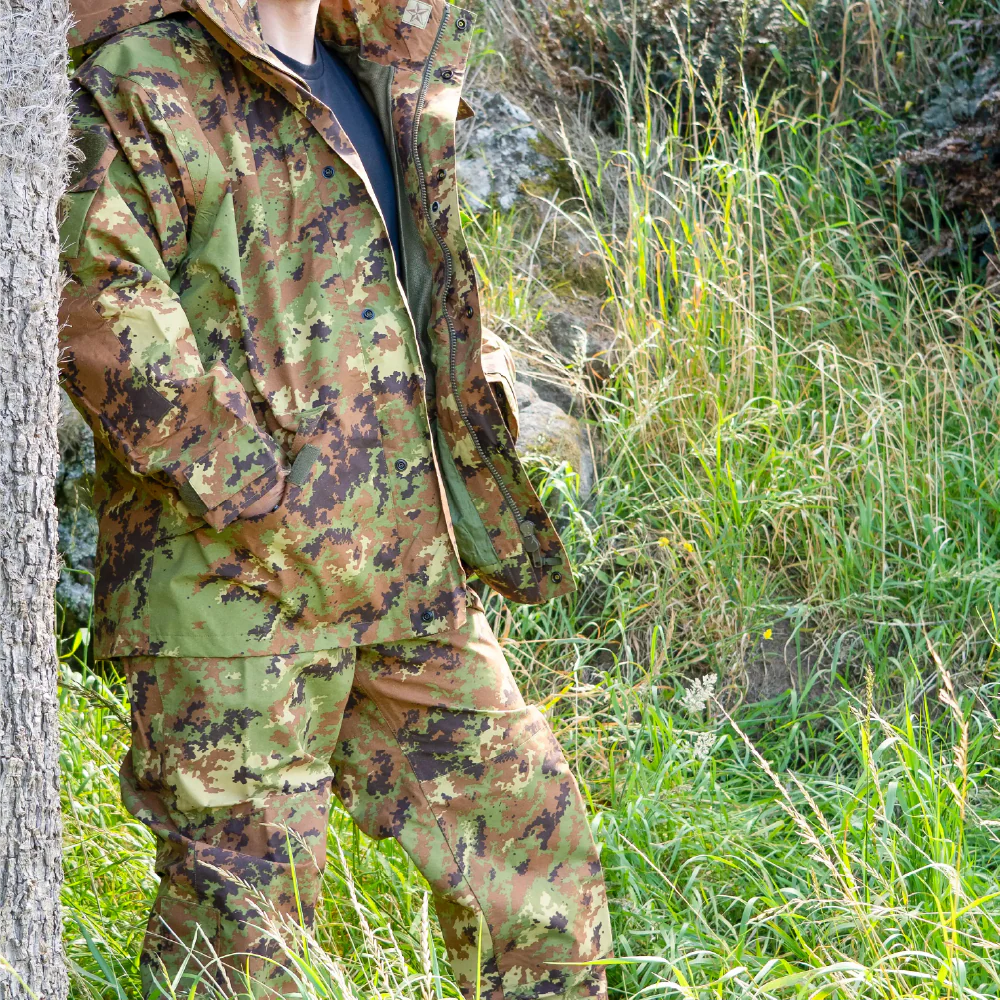 Italian Army Vegetato Wet Weather Jacket