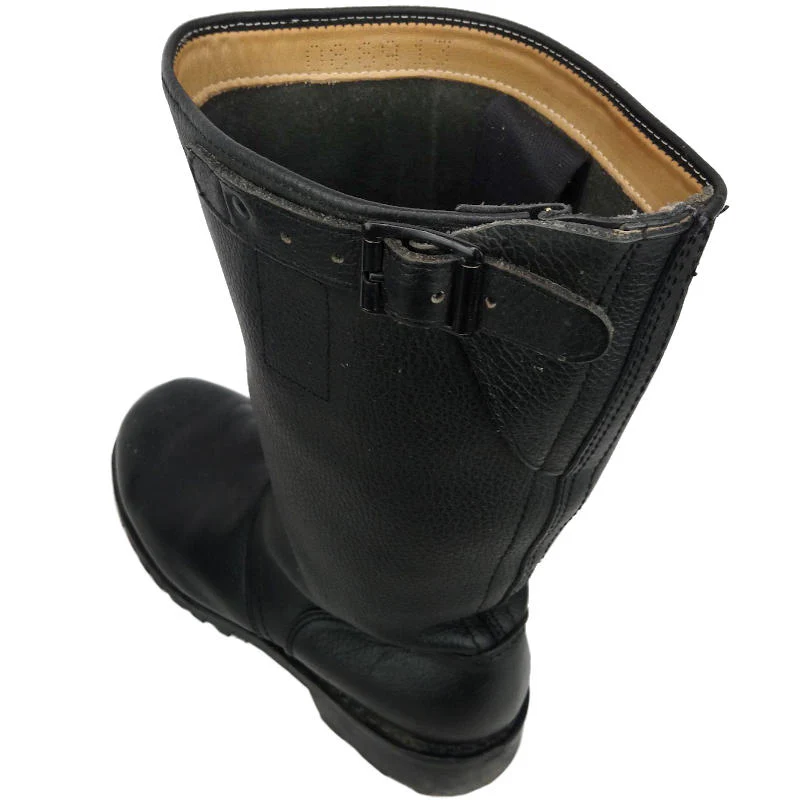 German Navy Leather Jackboots