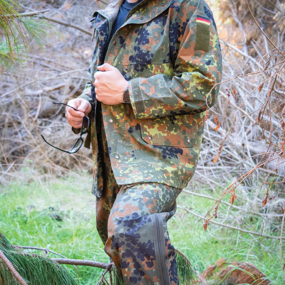 German Flecktarn Rain Jacket - Value Grade
