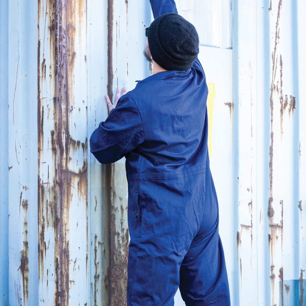 German Navy Blue Work Overalls - Value Grade