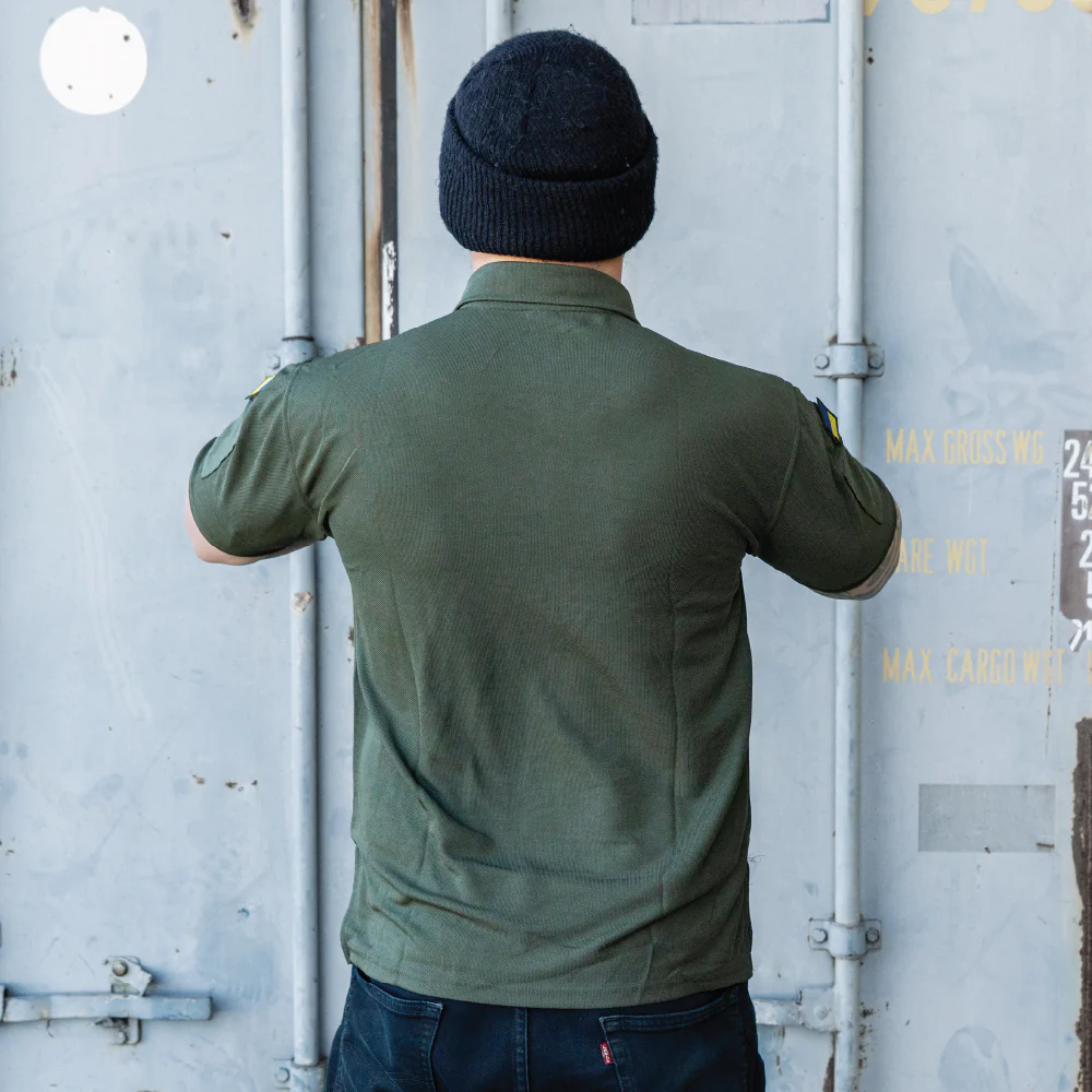 Ukrainian Army Olive Polo Shirt