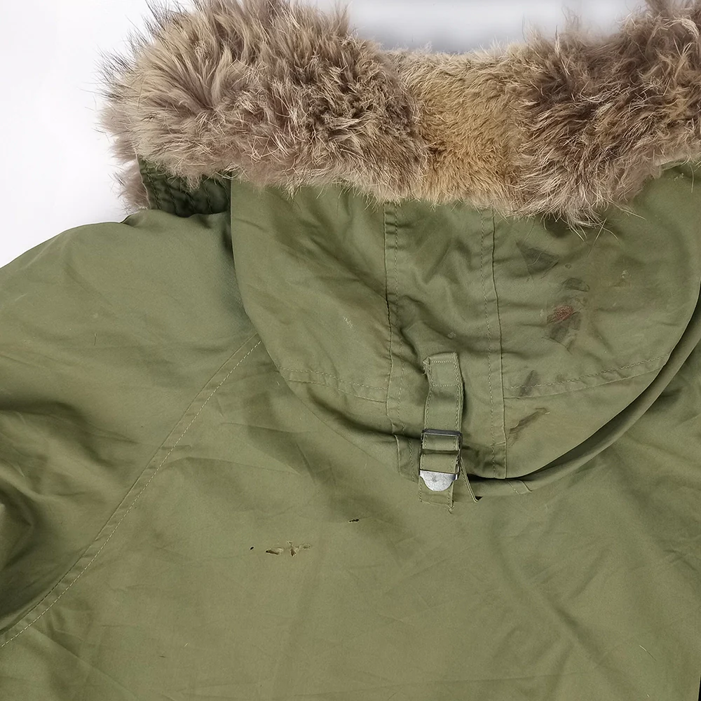 US N-3B OD Jacket with Fur Ruff 1972 - M