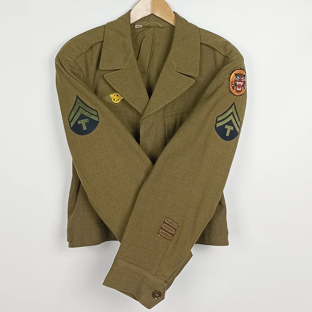 WWII Tank Destroyer Technical Corporal M-1944 Ike Jacket