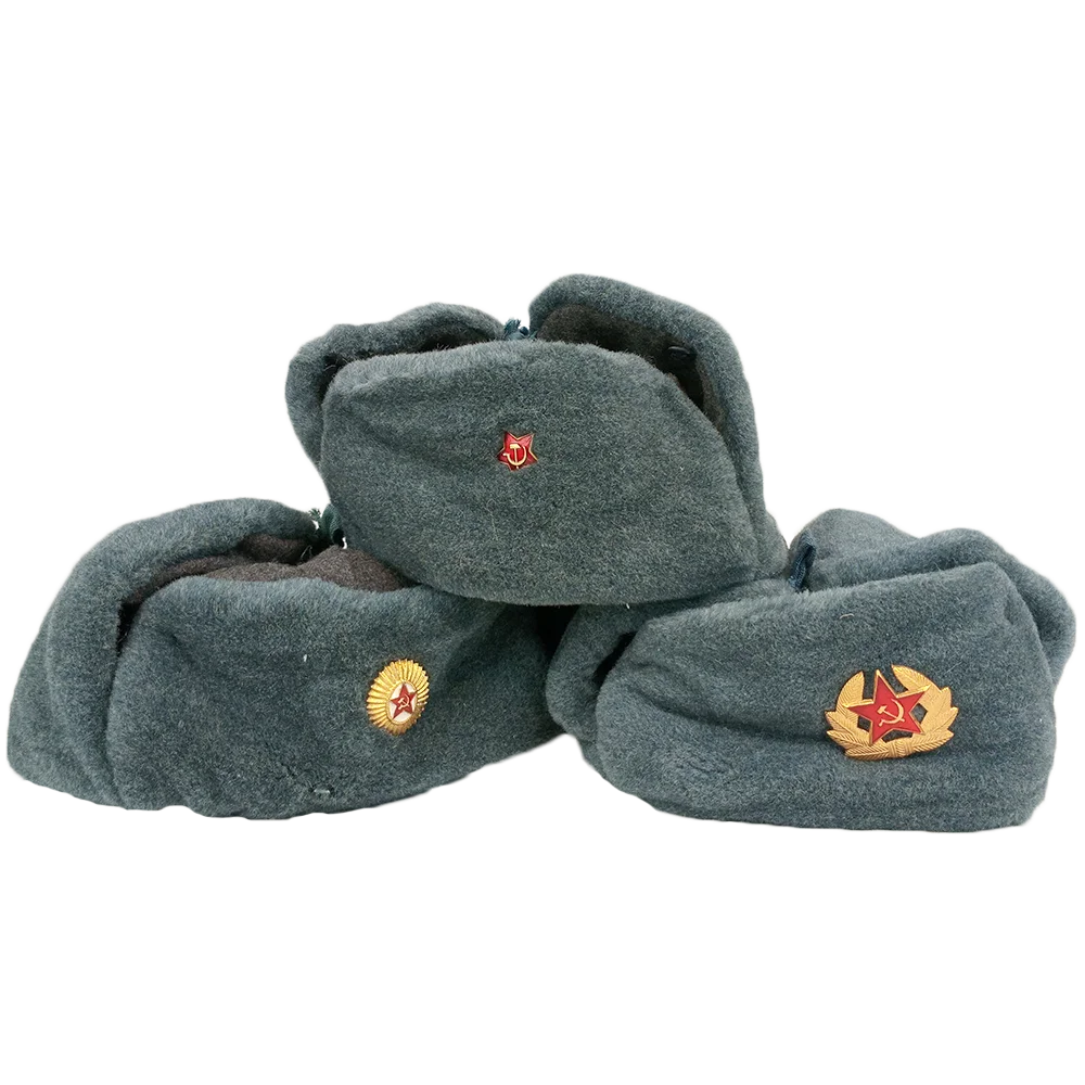 Soviet Ushanka With Badge