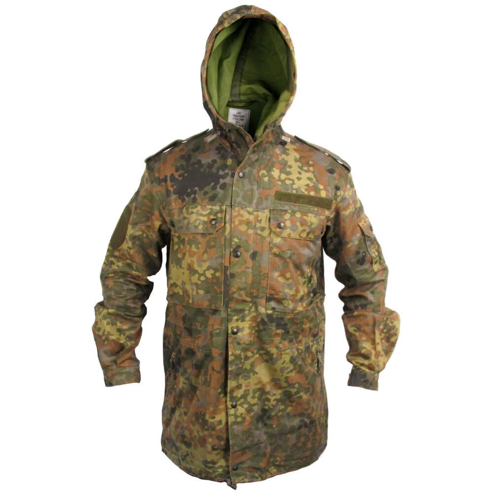 German Flecktarn Parka, No Liner - Value Grade