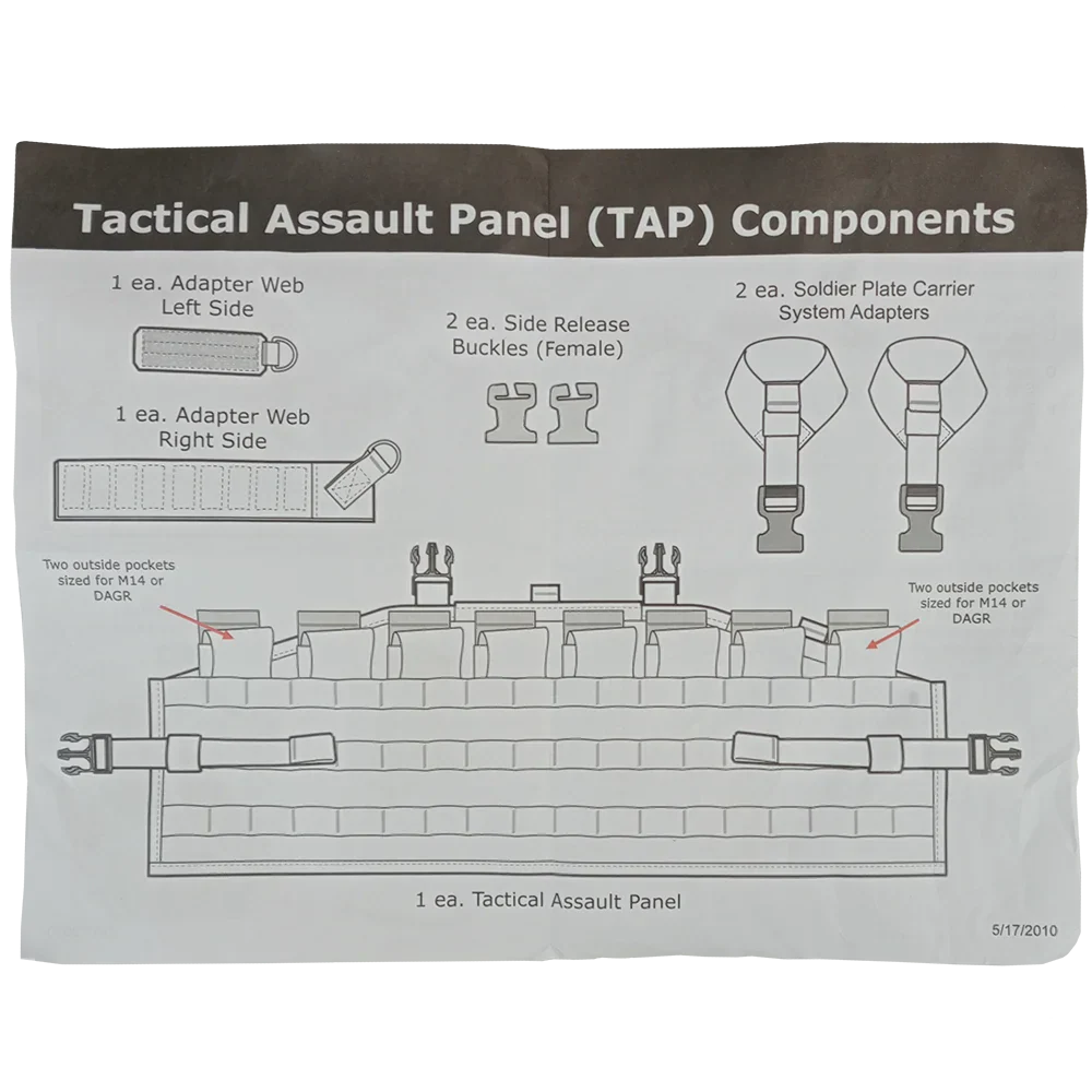 USGI ACU Tactical Assault Panel