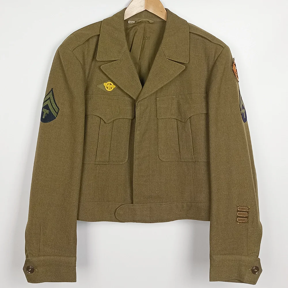 WWII Tank Destroyer Technical Corporal M-1944 Ike Jacket