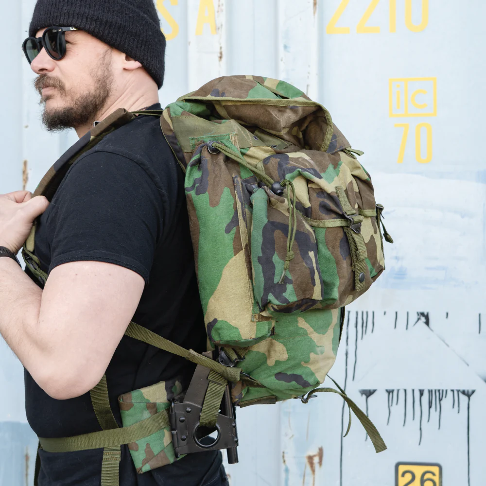 Turkish Army Woodland ALICE Pack w/ Frame