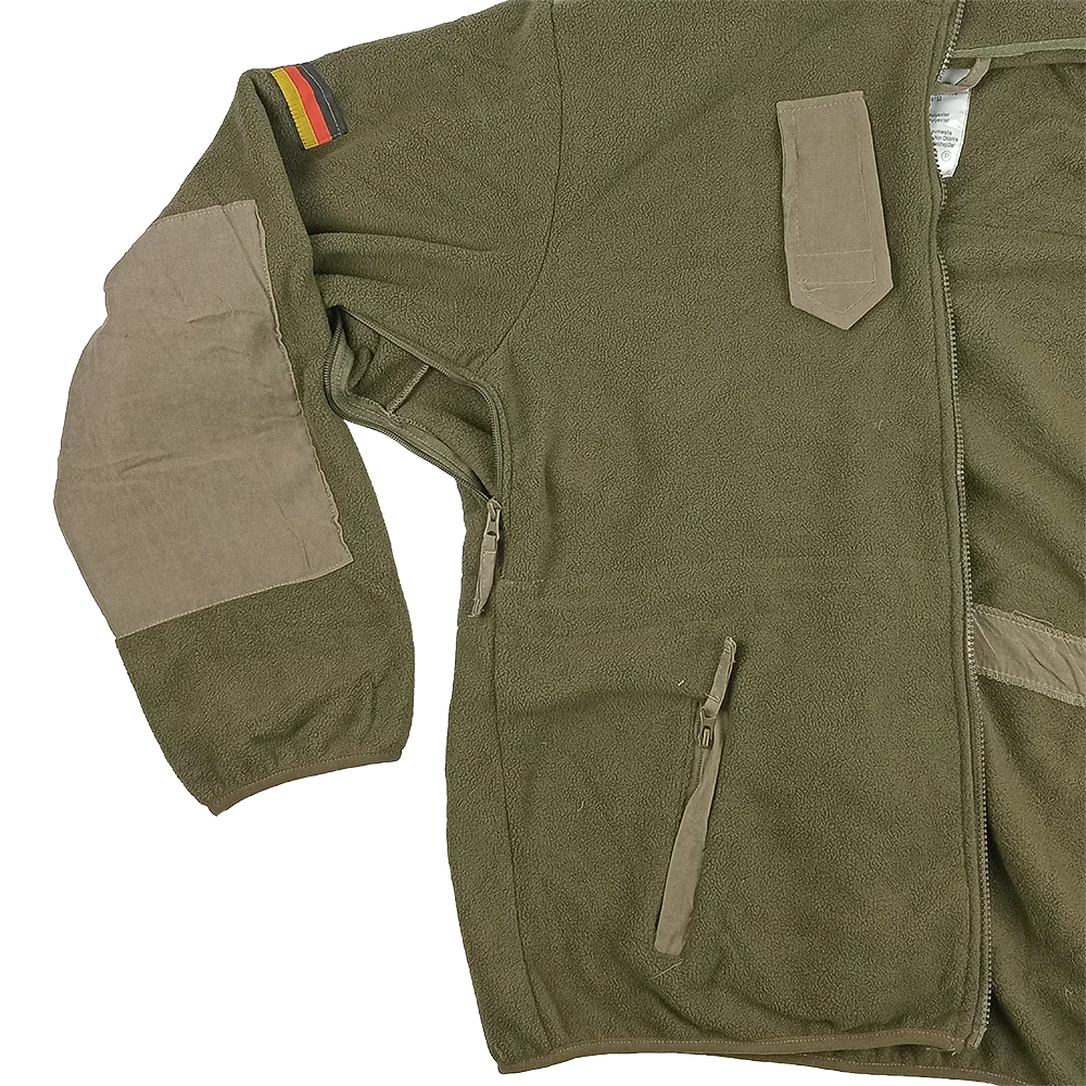 German Army Olive Fleece Jacket