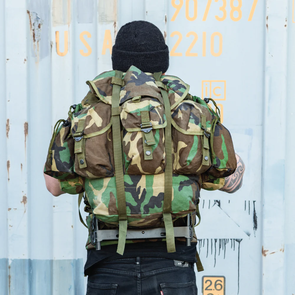 Turkish Army Woodland ALICE Pack w/ Frame