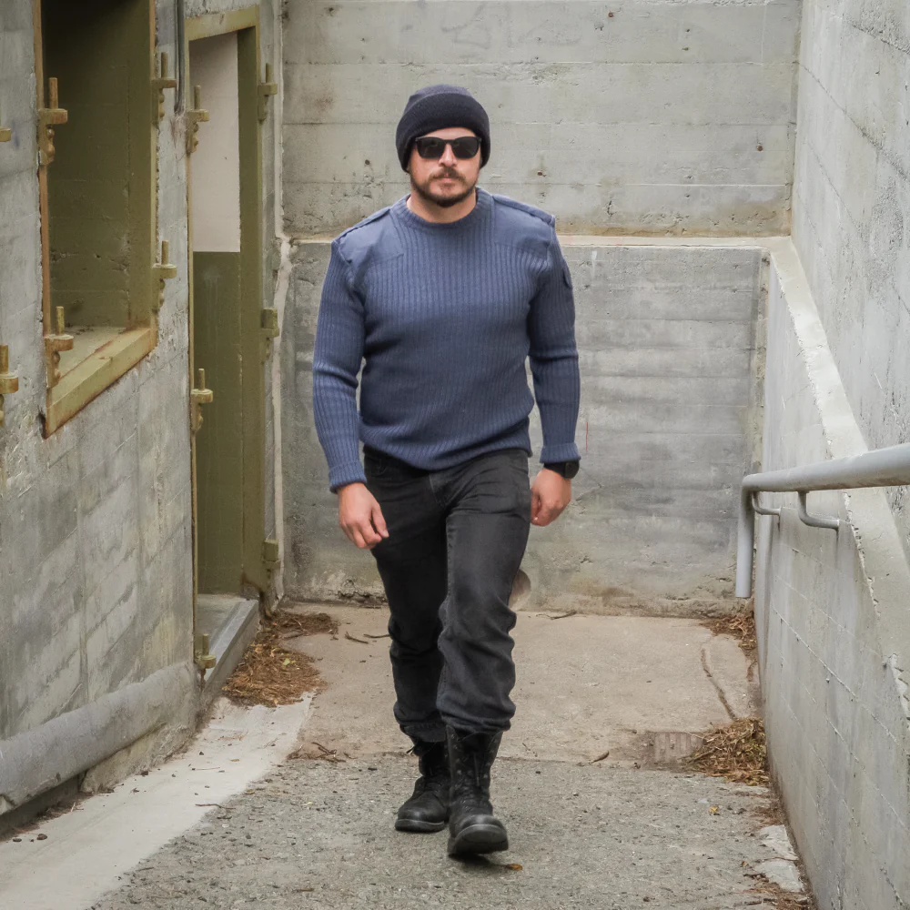 British RAF Blue Wool Jersey