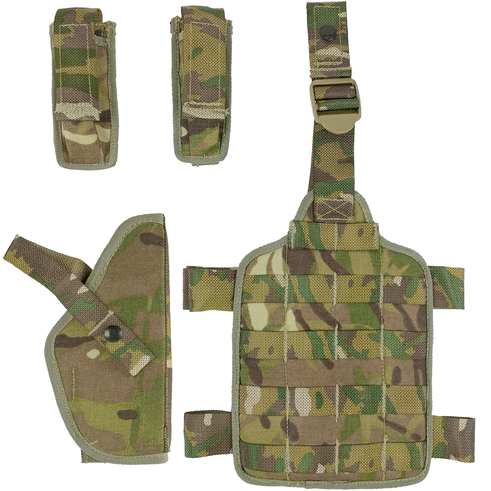 British Army MTP MOLLE Leg Holster Set
