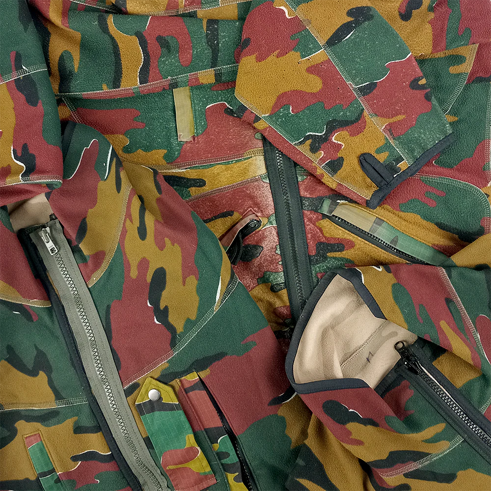 Belgian Jigsaw Camo Reversible Fleece Jacket - Value Grade