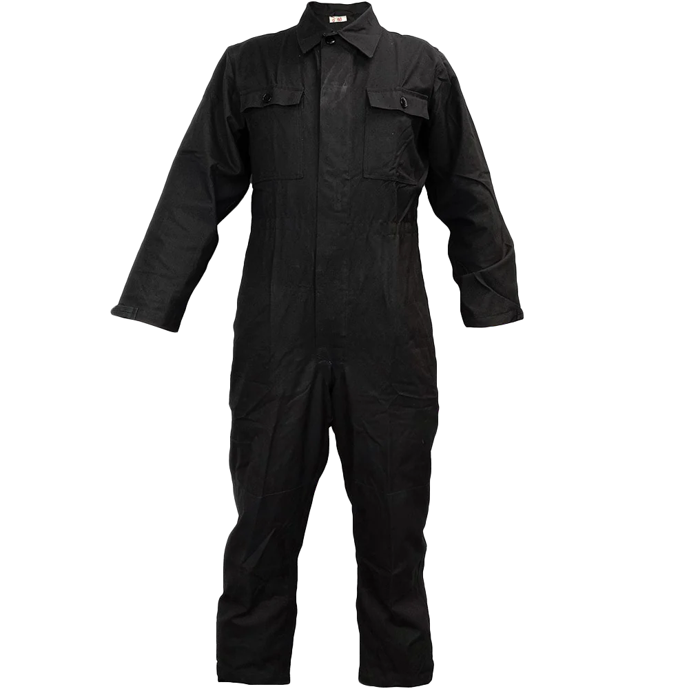 East German Black Work Overalls