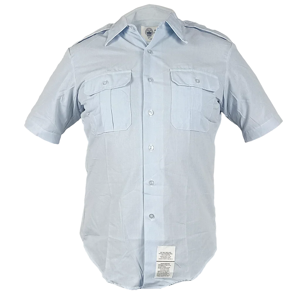 US Air Force Blue Short Sleeve Service Dress Shirt
