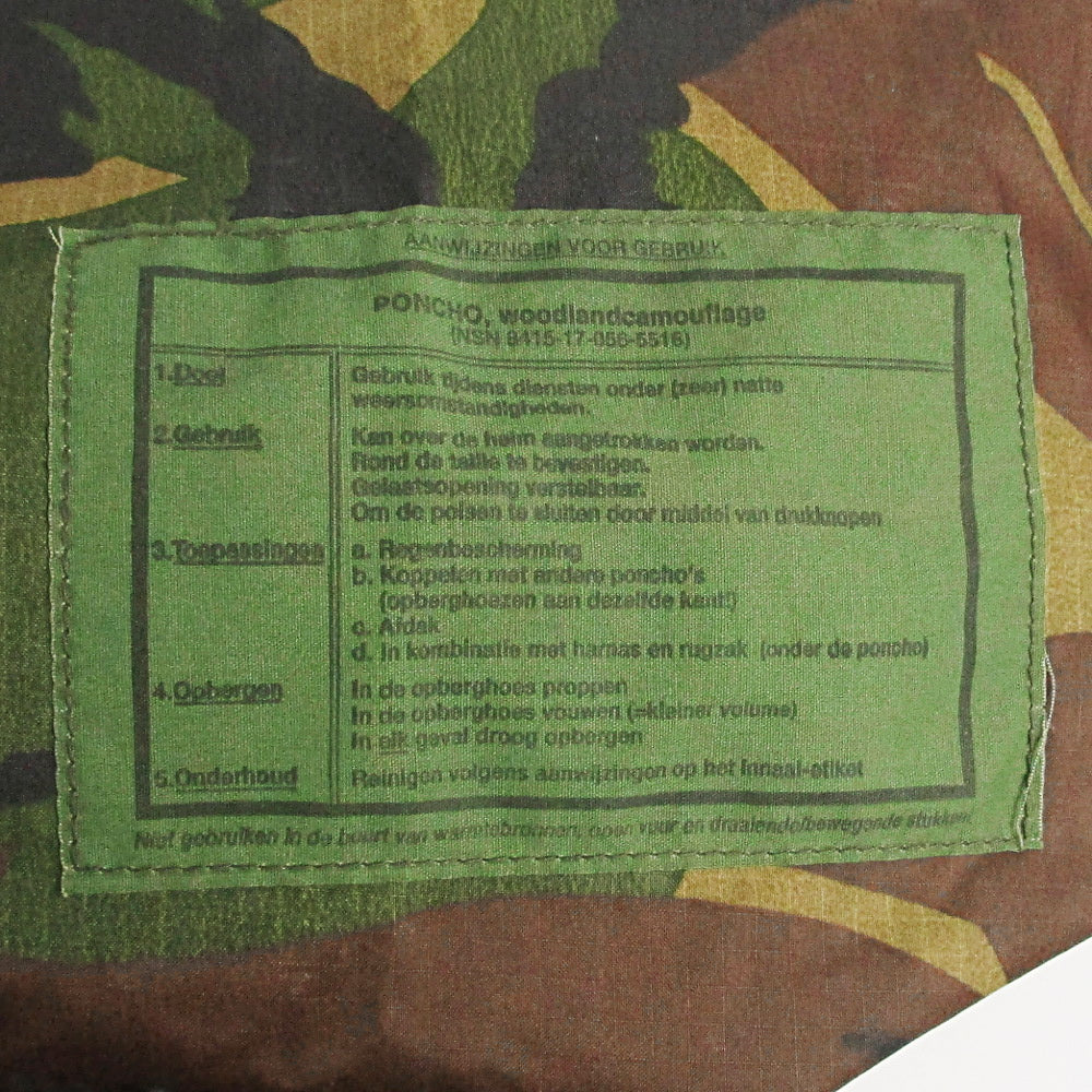 Dutch Army DPM Poncho - Value Grade