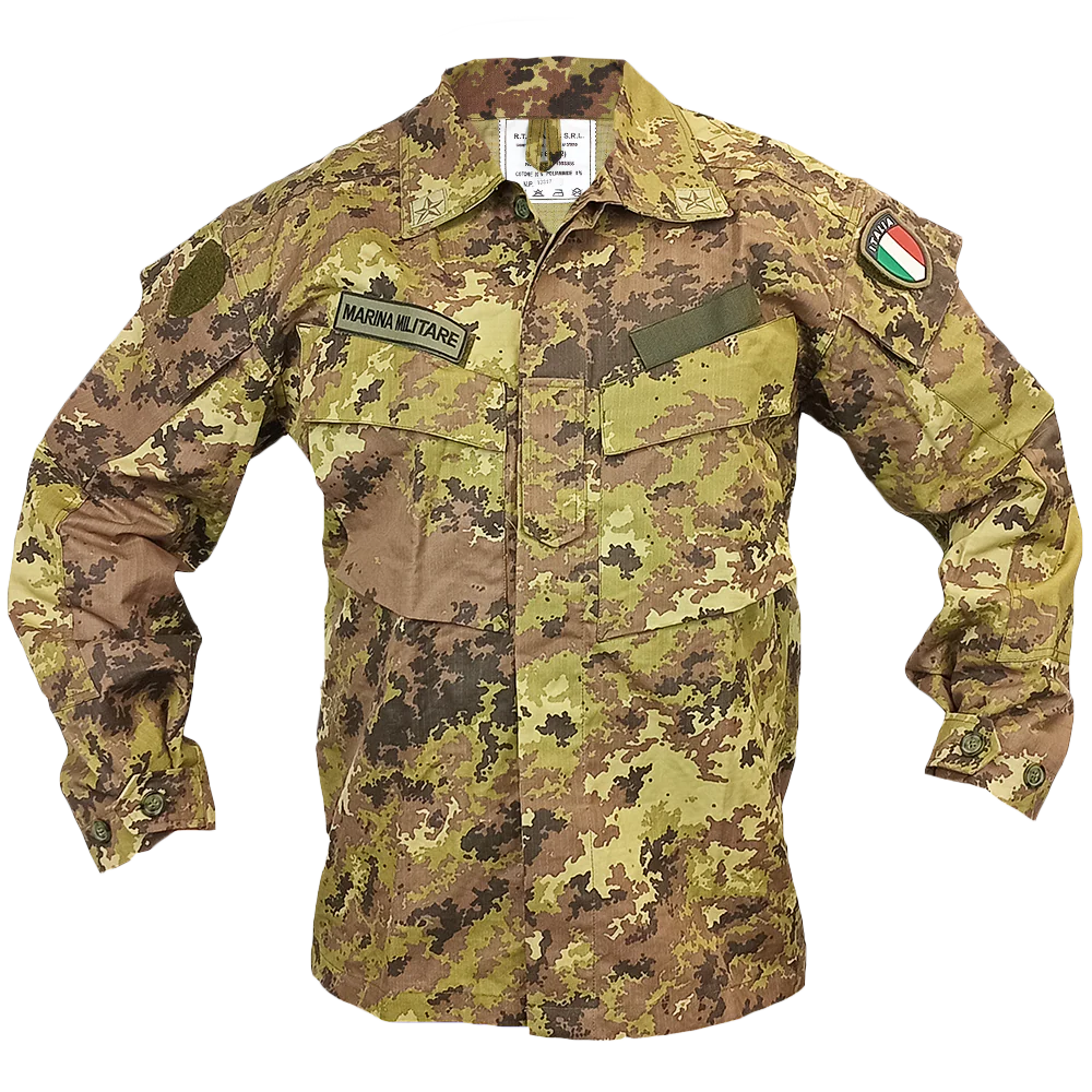 Italian Army Vegetato Field Shirt - New