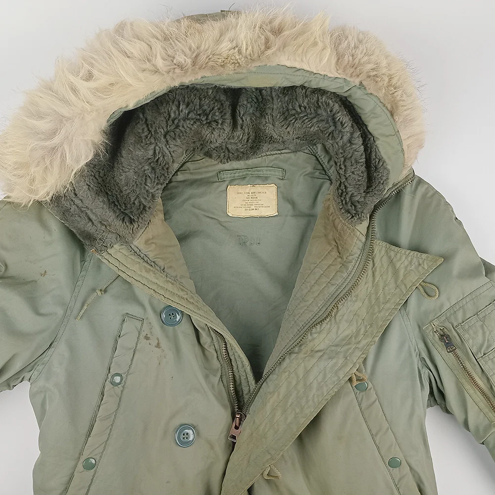 US N-3B Jacket with Fur Ruff 1969 - M