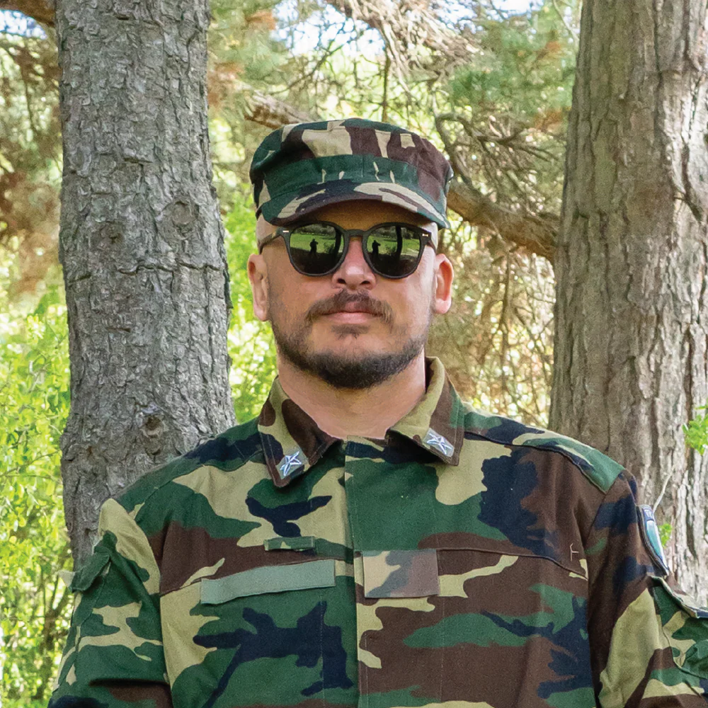 Italian Army Woodland Field Cap