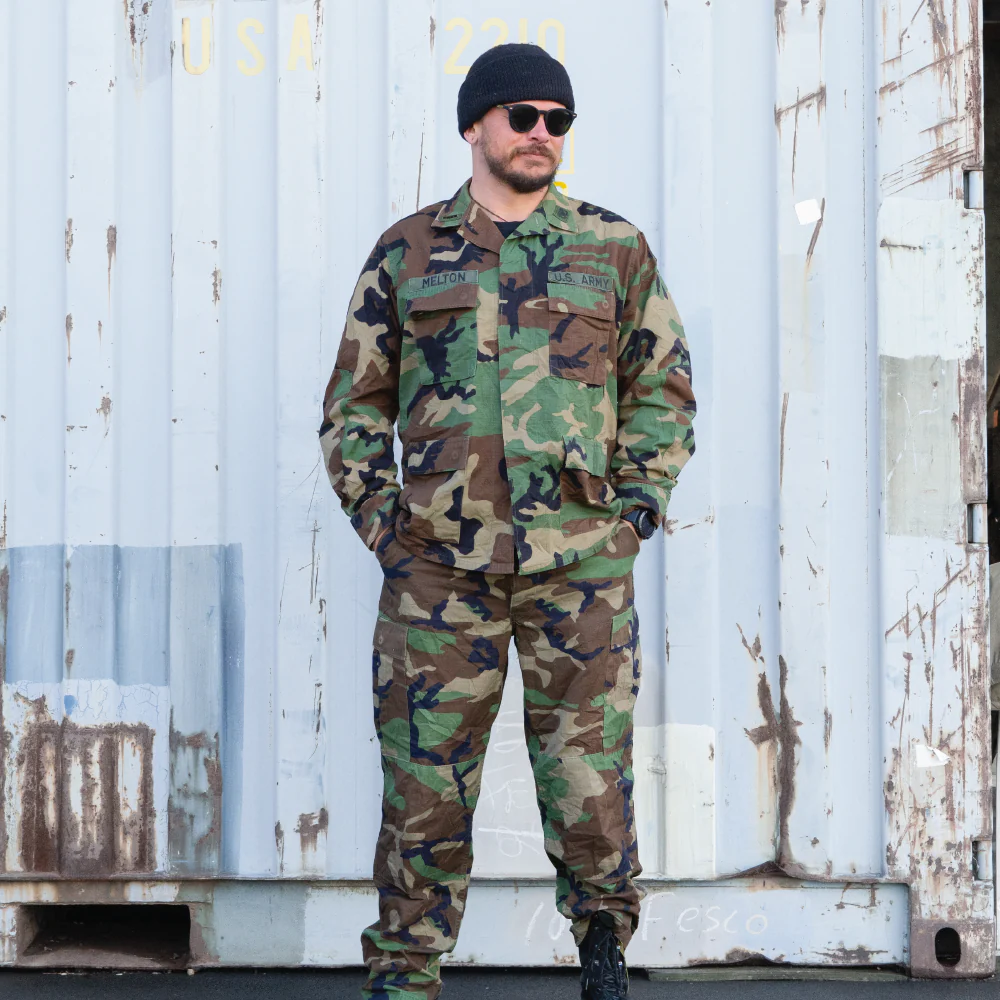 USGI BDU Trousers Woodland Ripstop