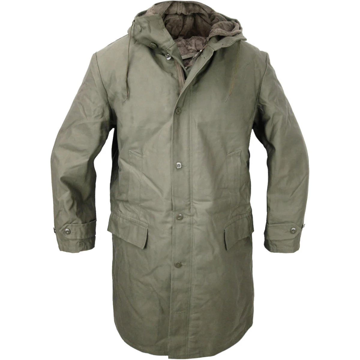 German OD Long Lined Parka