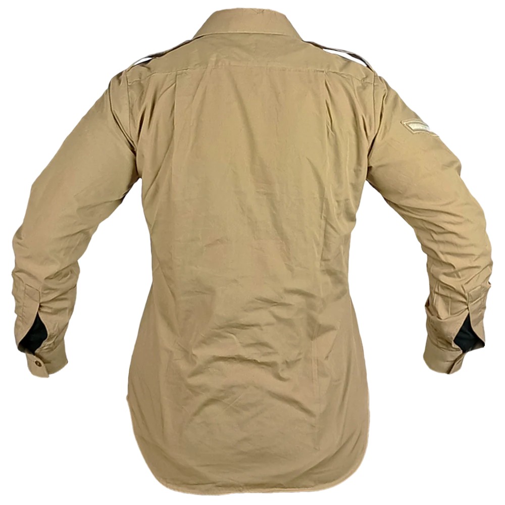 British Army Women's Long Sleeve Khaki Shirt