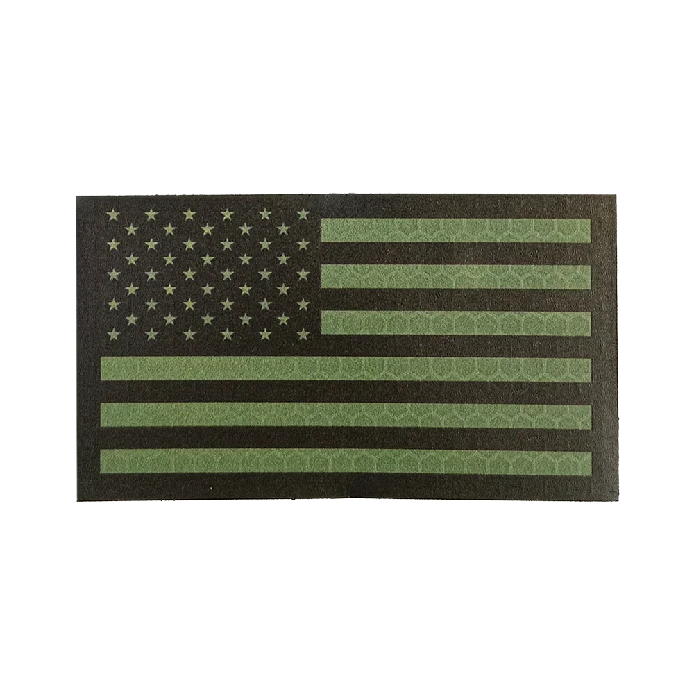 US Flag Reflective Patch