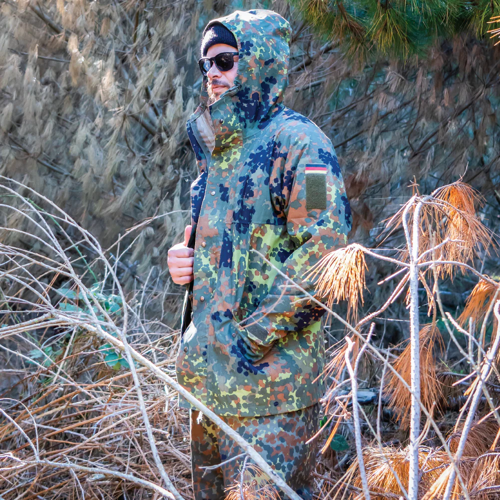 German Flecktarn Rain Jacket