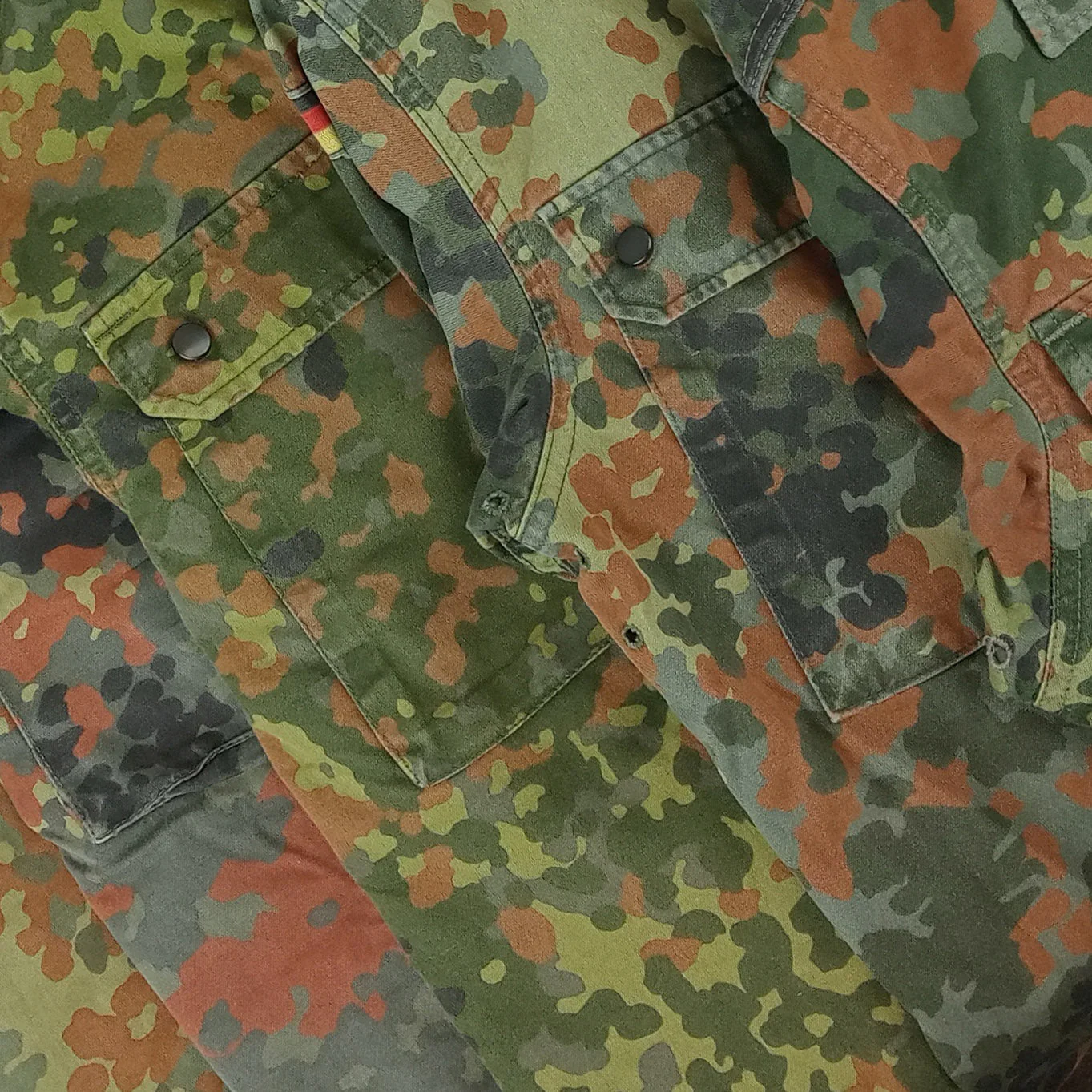 German Flecktarn Parka, No Liner - Value Grade