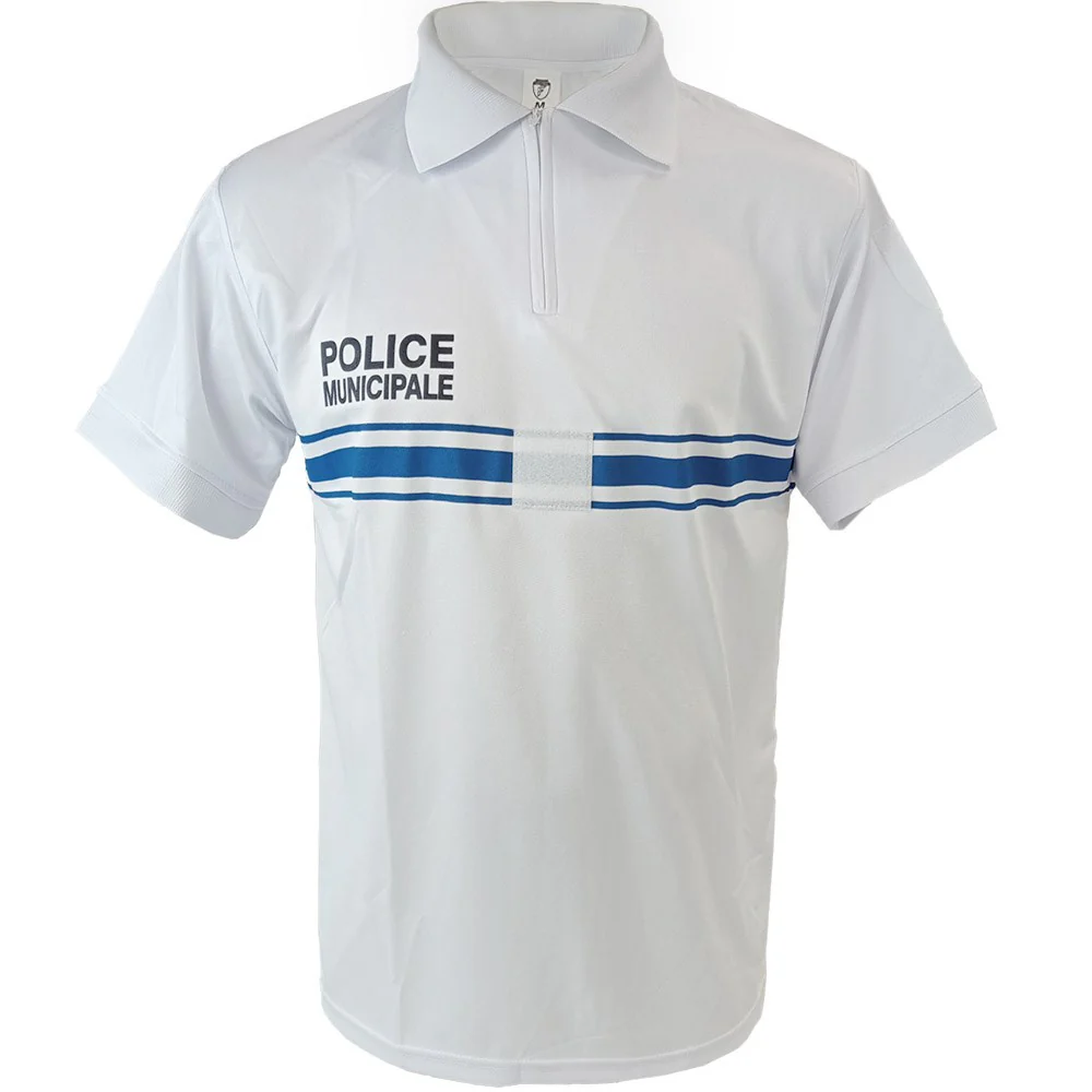 French Police Polo Shirt - White