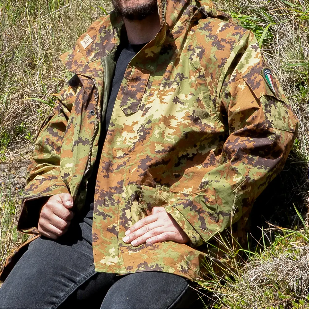 Italian Army Vegetato Wet Weather Jacket
