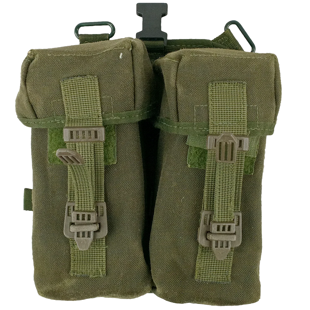British OD Twin Mag Pouch