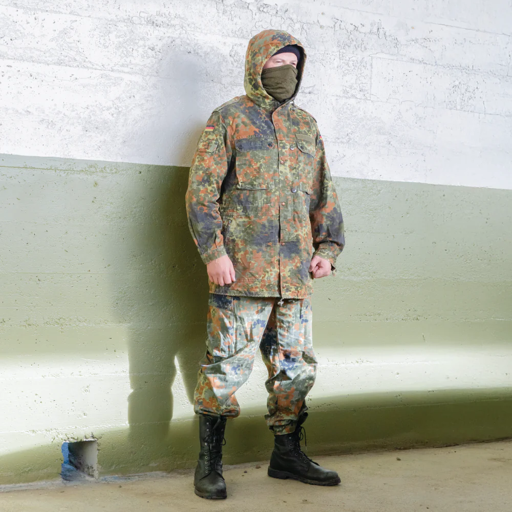 German Flecktarn Parka, No Liner - Value Grade