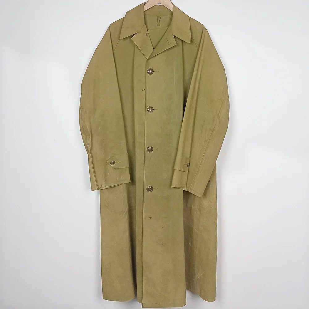 US WWII Dismounted Rain Coat OD, Sunlite - Medium