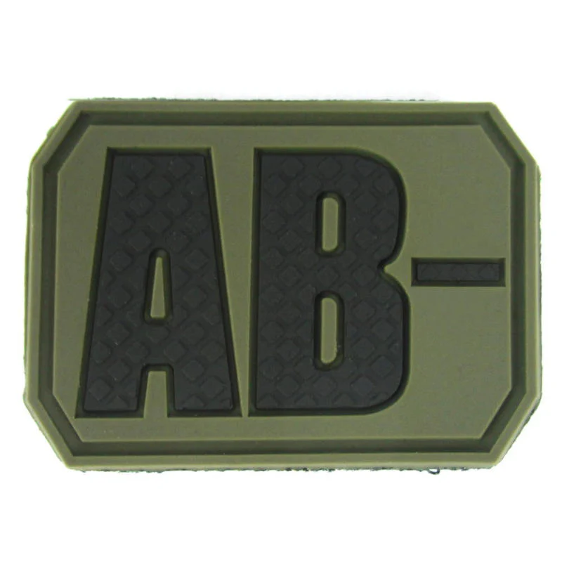 Rubber Blood Type Patch