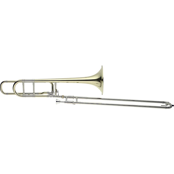 LV TB5415 Professional Bb F Large Bore Trombone Clear Lacquer