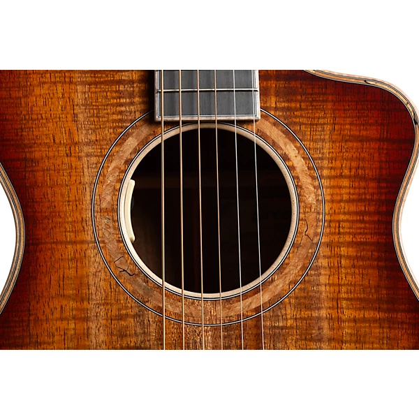 Legacy All Koa Limited Edition Cutaway Companion Acoustic Electric Guitar Shadowburst