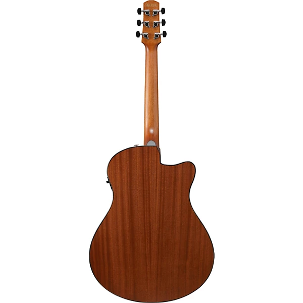 Ibanez AAM50LCE Left Handed Advanced Auditorium Acoustic Electric Guitar Light Brown Sunburst