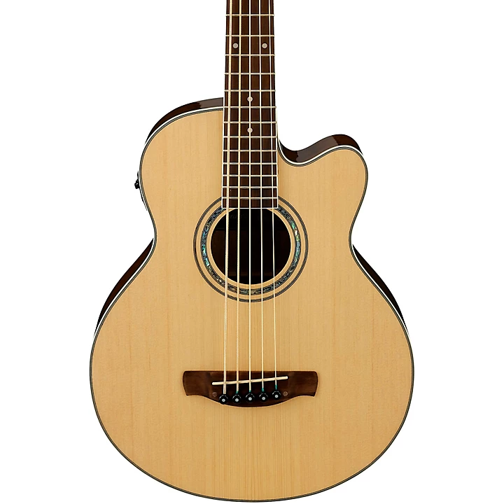 AEB105E Acoustic Electric 5 String Bass Gloss Natural