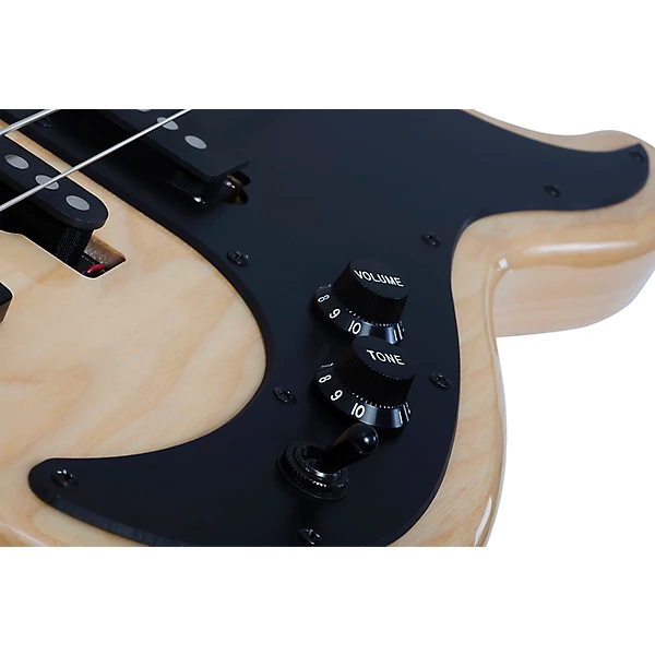 Schecter Guitar Research Justin Beck V Ani 4 string electric bass Gloss Natural