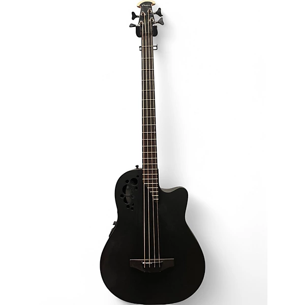 Ovation Used Ovation B778TX Elite Black Acoustic Bass Guitar.gc