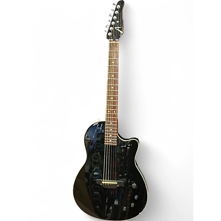 Used Tom Anderson Crowdster Black Solid Body Electric Guitar