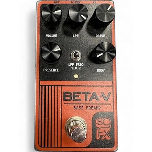 SolidGoldFX Used SolidGoldFX BETA V Bass Effect Pedal.gc