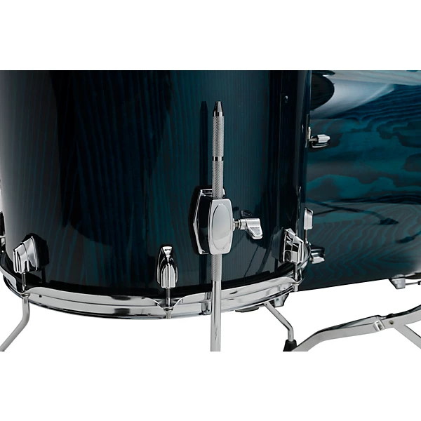 Superstar Classic 5 Piece Shell Pack With 22 Bass Drum Gloss Sapphire Lacebark Pine