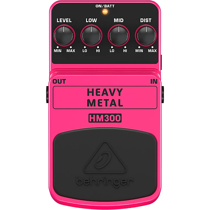 Behringer Heavy Metal HM300 Distortion Guitar Effects Pedal