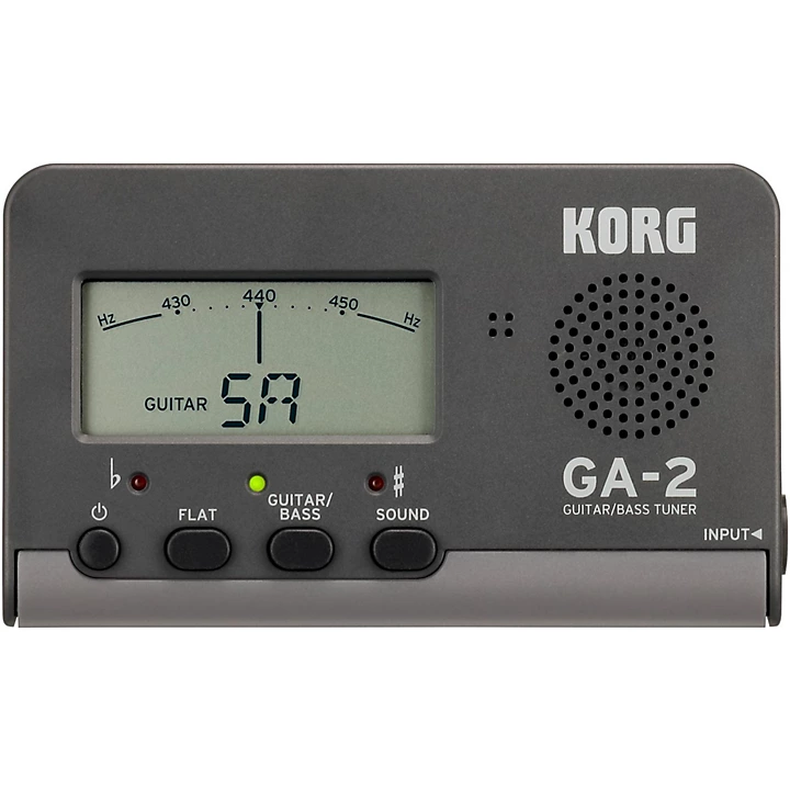 GA 2 Handheld Guitar and Bass Tuner Black