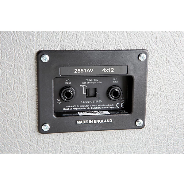 2551AV Silver Jubilee 240W 4x12 Angled Guitar Speaker Cabinet