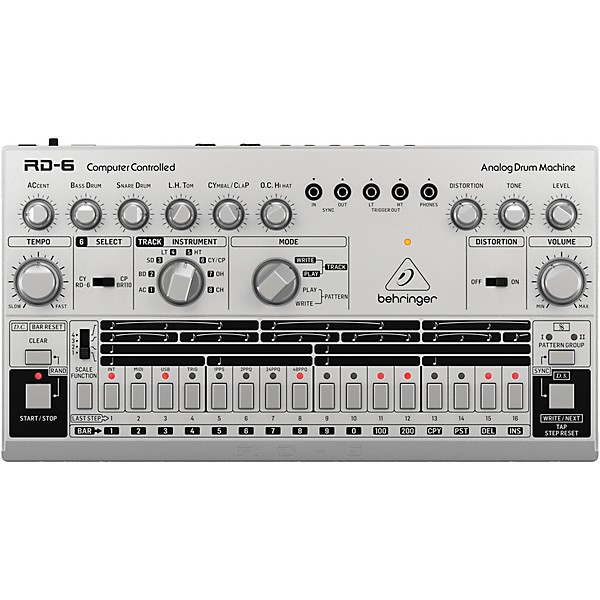 RD 6 SR Analog Drum Machine Silver