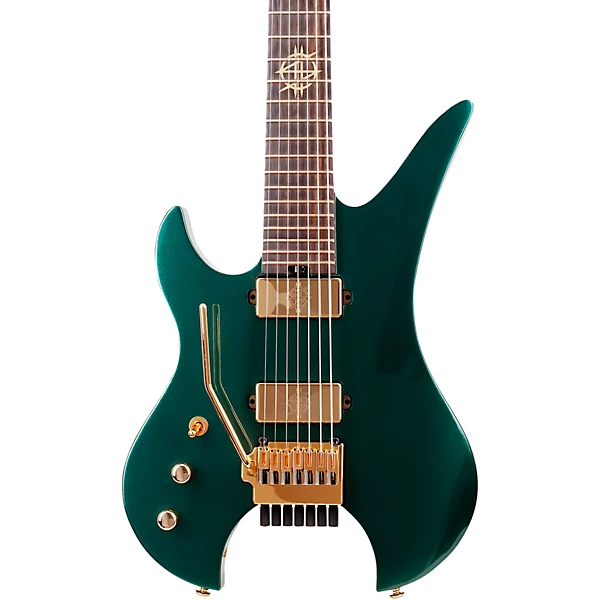 Schecter Guitar Research Synyster Gates Custom 7 String TR Headless Left Handed Electric Guitar Oak Green Metallic