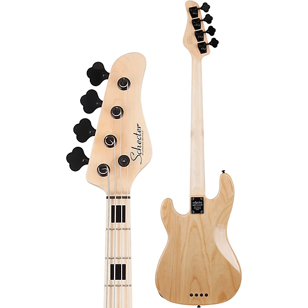 Schecter Guitar Research Justin Beck V Ani 4 string electric bass Gloss Natural